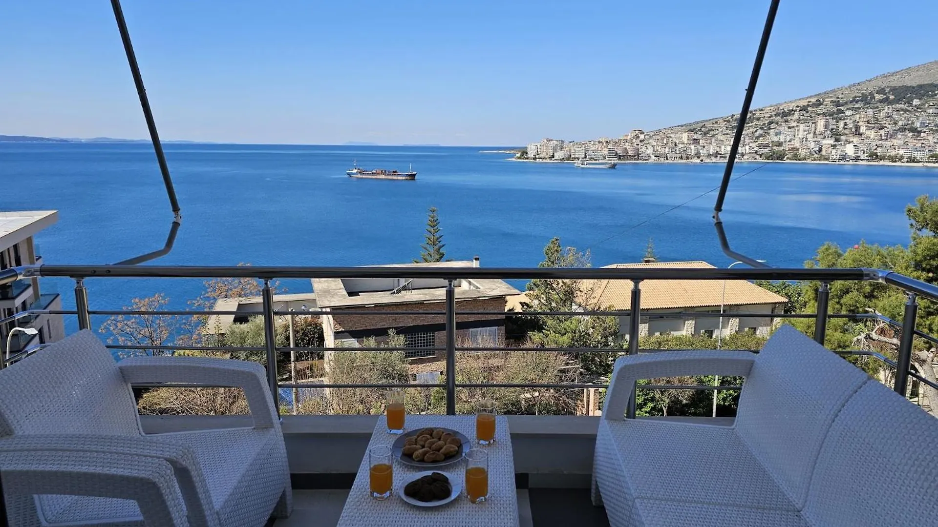 Upscale Comfort By The Ionian Sarandë Apartamento